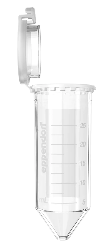 艾本德Eppendorf Conical Tubes 25 mL 帶鎖扣蓋 SnapTec?, 25 mL, 啟動套裝，4  個單離心管架，6  個轉(zhuǎn)子適配器，轉(zhuǎn)子孔可容納 50  mL 錐形管, P